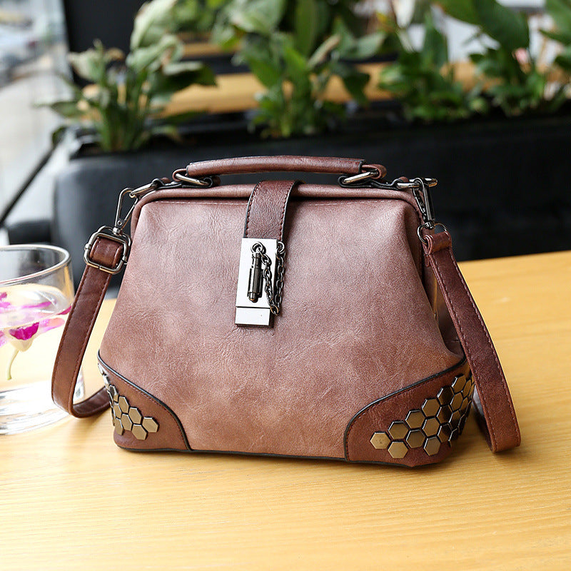š„Vendita limitataļøāš„Borsa a tracolla da donna in pelle vintage, elegante e intramontabile!