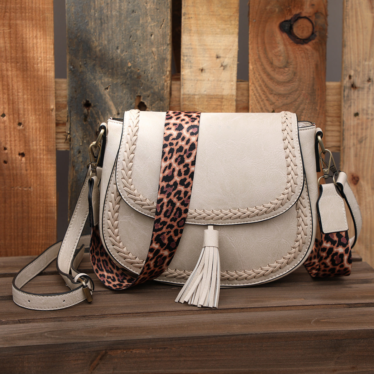 🔥Ne sono rimasti solo 10🔥Borsa a tracolla vintage con nappe intrecciate a mano