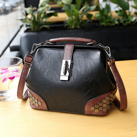 š„Vendita limitataļøāš„Borsa a tracolla da donna in pelle vintage, elegante e intramontabile!