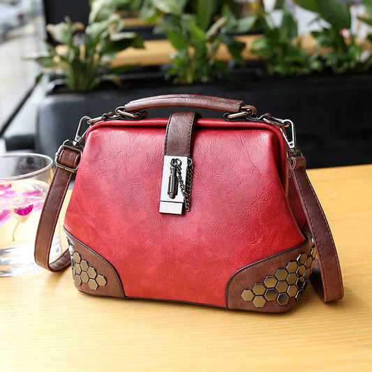 š„Vendita limitataļøāš„Borsa a tracolla da donna in pelle vintage, elegante e intramontabile!