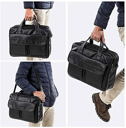 🔥Vendita limitata️‍🔥 Cartella da uomo in pelle per lavoro Satchel