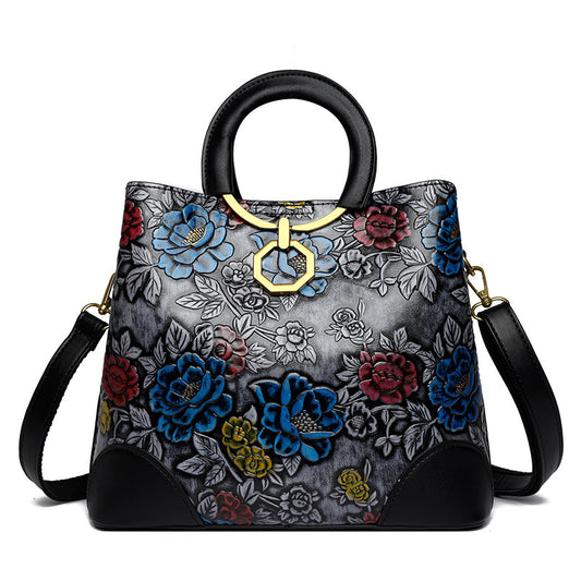 š„Vendita limitataļøāš„Borsa a tracolla versatile ed elegante con motivo in rilievo